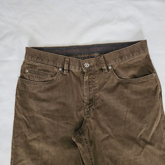 Hiltl The Ultimate Trousers Two Face Button & Zip Fly Brown Corduroy Jeans Sz 33 - Picture 3 of 16